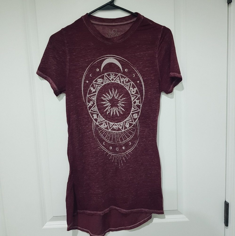 LOL Vintage Womens Short Sleeve Graphic T Shirt